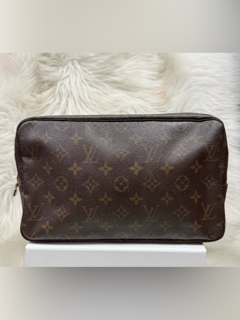 Louis Vuitton Vintage Monogram Toiletry Bag with certificate of authenticity